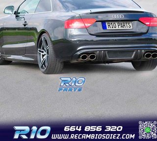 DIFUSOR AUDI A5 B8 B81 COUPE CABRIO 07-11 LOOK DTM RIEGER