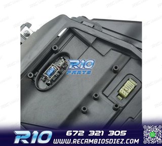 FARO BI-XENON BMW E60 05-07 OJO DE ANGEL FONDO NEGRO DCH