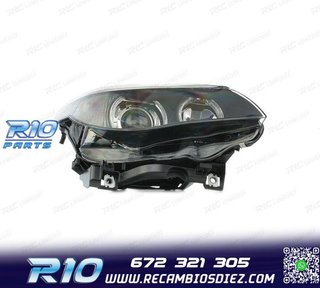 FARO BI-XENON BMW E60 05-07 OJO DE ANGEL FONDO NEGRO DCH