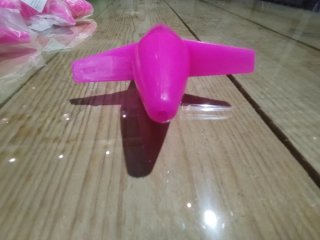 Excitador de pesca rosa 13cm