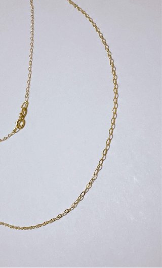 Collana roló ovalina 45cm in oro giallo 18kt 750