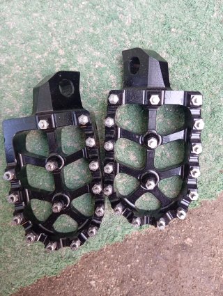 Estriberas Moto Negro Enduro/Motocross