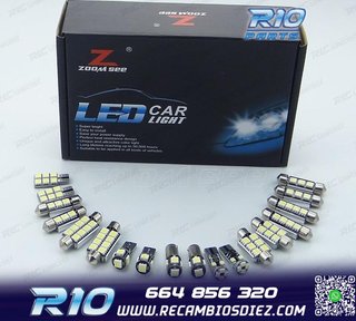 KIT 19 BOMBILLAS LED INTERIOR PARA MERCEDES CLASE ML W164 ML
