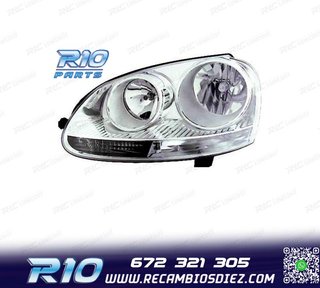 FARO IZQ PARA VOLKSWAGEN VW GOLF V 03-08 JETTA III 05-10