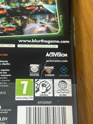 Blur Xbox 360 PAL España Completo
