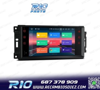 RADIO GPS ANDROID 13 PARA JEEP WRANGLER 07-12, GRAND CHEROKE