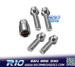 TORNILLOS ANTIRROBO LARGOS 12X125 CÓNICO