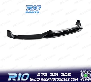 SPOILER LIP BMW X5 F15 12-18 LOOK M PERFORMANCE NEGRO BRILLO