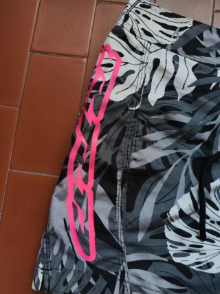 Boardshort RRD Tropical Grigio/Rosa Fluo Taglia 31