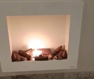 Chimenea Bioetanol Moderna Blanca