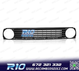 PARRILLA VOLKSWAGEN VW GOLF 2 83-91 NEGRO MONOFARO