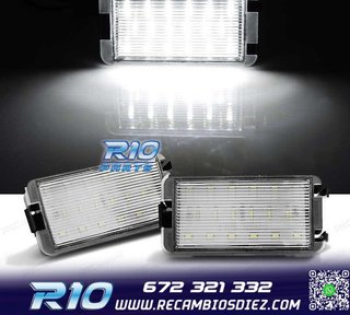LUCES MATRÍCULA LED SEAT 93-13