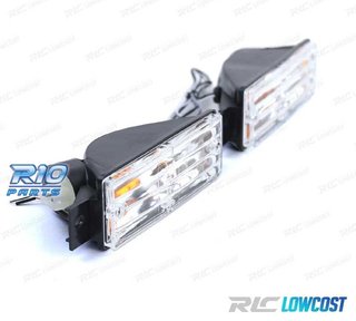 INTERMITENTES FRONTALES BMW E30 87-93 FONDO CROMO