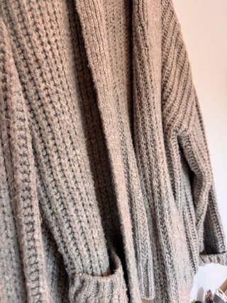 Cárdigan Zara Gris Talla S