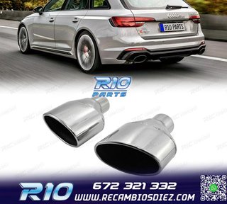 PACK COLAS ESCAPE OVALADA ACERO INOX TIPO RS4