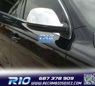CARCASA FUNDA CROMO DE ESPEJOS AUDI Q7 06-09