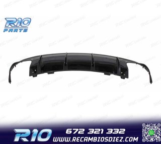DIFUSOR MERCEDES CLA W117 13-18 LOOK AMG CLA45 NEGRO BRILLO