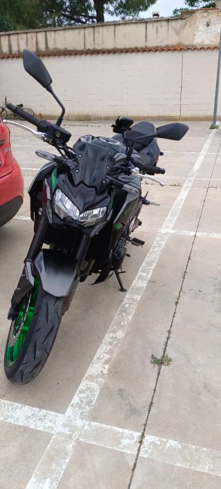 Kawasaki Z900 2023 Negra y Verde
