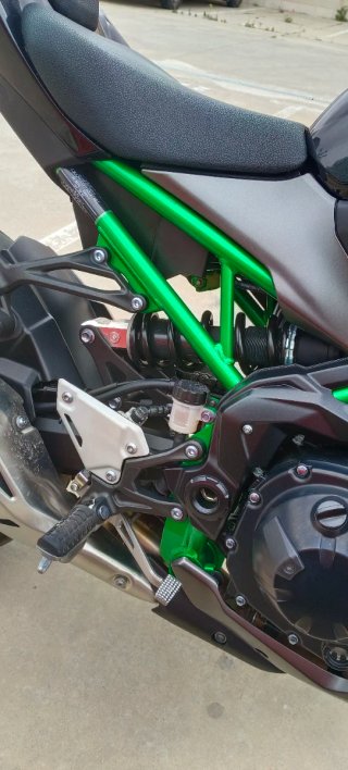Kawasaki Z900 2023 Negra y Verde