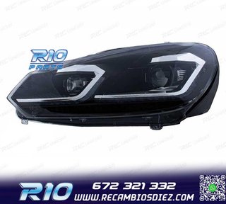 FAROS VOLKSWAGEN VW GOLF 6 08-13 LOOK SILVER GOLF 7 DINAMICO