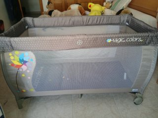 Parque Infantil Bebé Plegable 106x106 cm