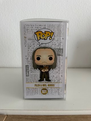Funko Pop Harry Potter 101 Filch y Mrs. Norris