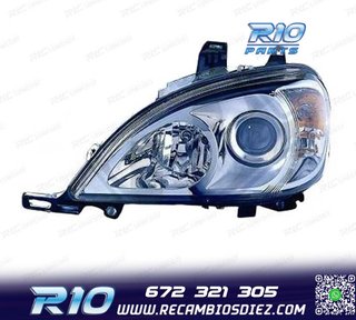 FARO IZQ MERCEDES ML W163 01-05 CROMO