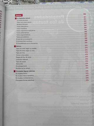 Lengua castellana y literatura, 2 Bachillerato
