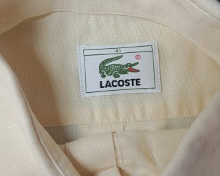 Camisa Lacoste Vintage made in france