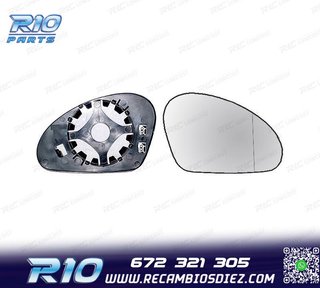 CRISTAL ESPEJO BASE DERECHO SEAT ALTEA 04-09 CONVEXO TERMICO