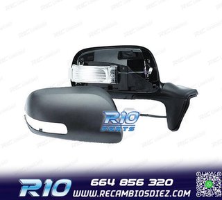 ESPEJO COMPLETO DERECHO TOYOTA AURIS 07-12 TERMICO