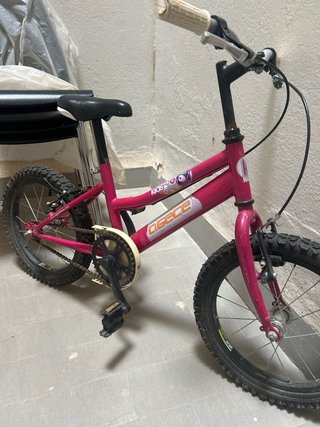 Bicicleta infantil rosa