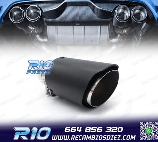 COLA ESCAPE CARBONO UNIVERSAL TIPO AKRAPOVIC 76MM