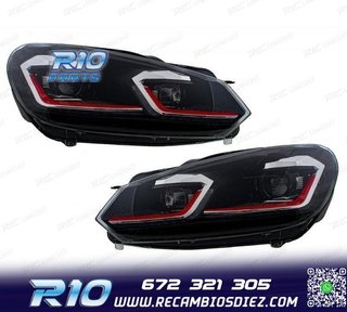 FAROS VOLKSWAGEN VW GOLF 6 08-13 LOOK GTI GOLF 7 DINAMICOS