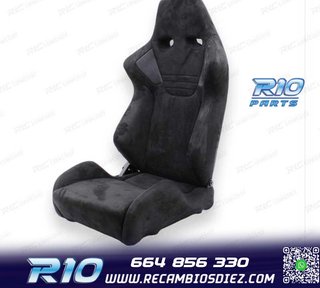 KIT ASIENTO BAQUET UNIVERSAL NEGRO EVO ERS RALLY