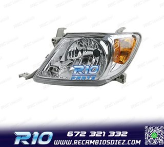 FARO IZQ TOYOTA HILUX VIGO PICK-UP 05-11 FONDO CROMO