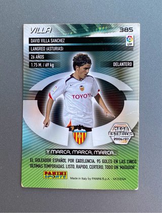 Cromo Villa 2006/07 Megaestrellas