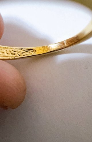 Anello in oro 18kt 750 a forma di testa di pantera