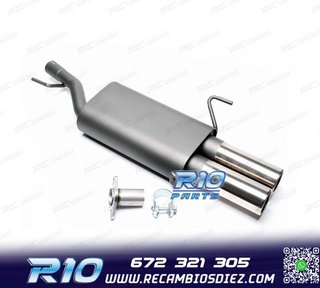SILENCIOSO ESCAPE PARA OPEL ASTRA 1998-2009 x2