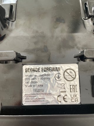 Parrilla George Foreman (reparar cable)