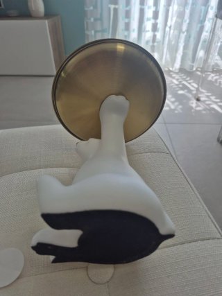 Svuota tasche orso bianco e oro