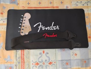 Correa Fender Guitarra/Bajo Negra