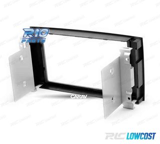 MARCO NEGRO RADIO 2-DIN PARA VOLKSWAGEN VW TOUAREG 02-10 T5