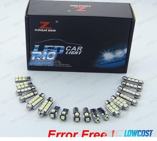 KIT 19 BOMBILLAS LED INTERIOR PARA MERCEDES CLASE ML W164 ML