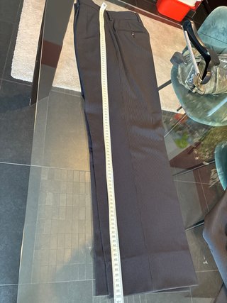 Completo gessato stretto 46 doppio petto