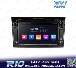 RADIO GPS ANDROID 11 PARA OPEL ASTRA H VIVARO ZAFIRA VECTRA