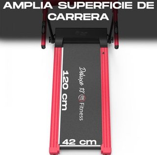 Cinta de Correr DELUXE 13 Fitness Roja