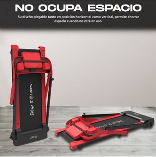 Cinta de Correr DELUXE 13 Fitness Roja
