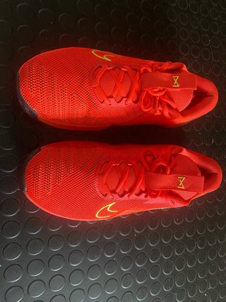 Zapatillas deportivas rojo anaranjado