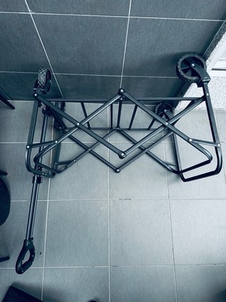 Carrinho de transporte dobrável